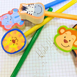 Lapiz Grafito Colours Con Goma Animalitos 24699